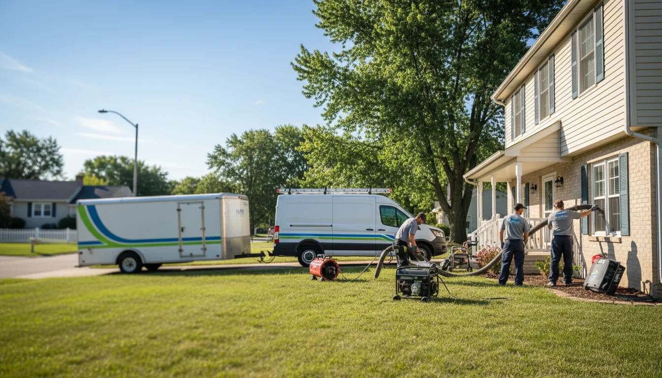 Flooded Basement Restoration And Cleanup With Repair in Kincheloe, MI near me